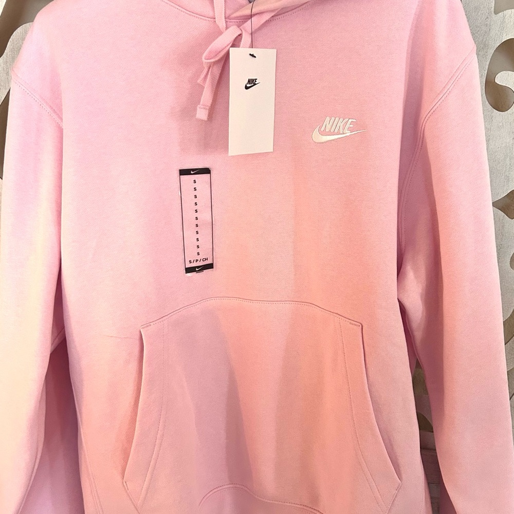 New- Tags - Nike Light Pink Men's Hoodie